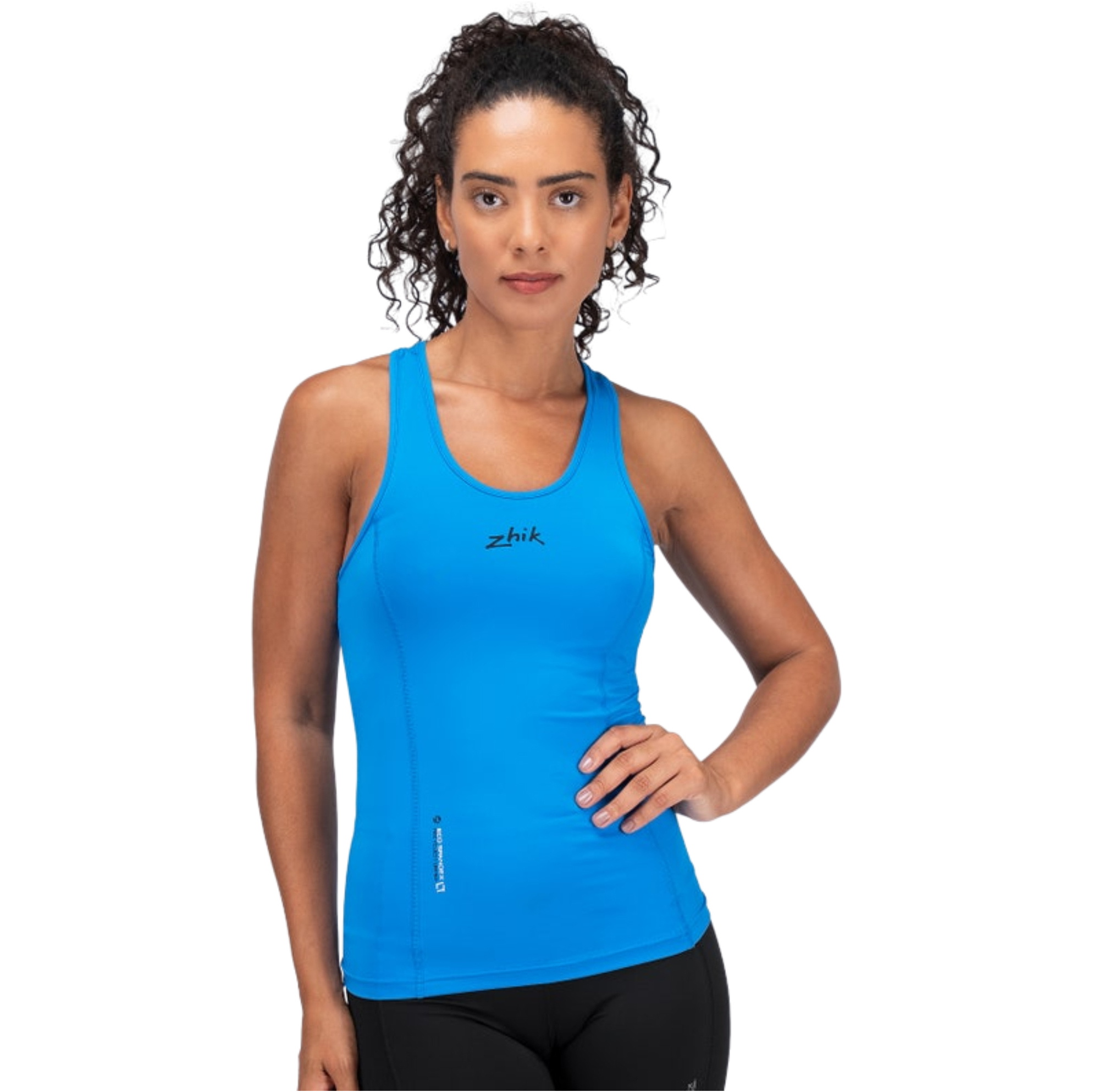 2026 Zhik Womens Eco Spandex LT Race Singlet VST-0140-CYAN - Cyan